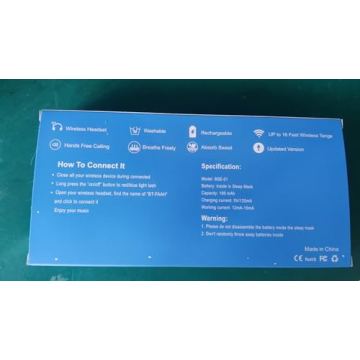 Bluetooth Sleep Headphones Eye Mask for Insomnia Travel