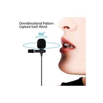 MAONO AU-100 Lavalier Microphone for High-Quality Audio