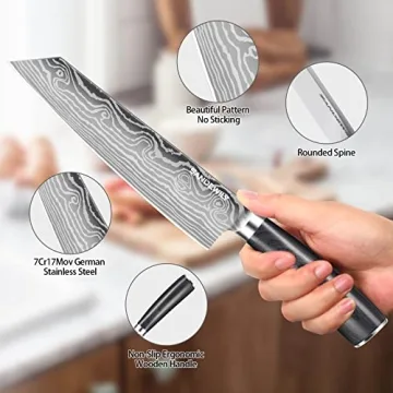Ultra Sharp SANDEWILY Japanese Knife Set for Chefs