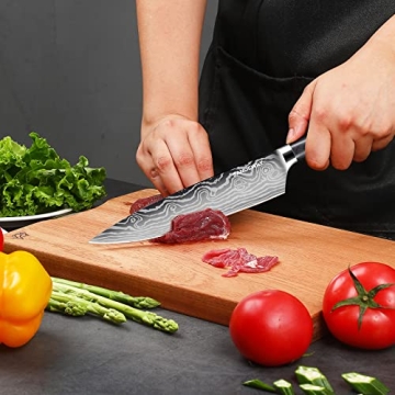 Ultra Sharp SANDEWILY Japanese Knife Set for Chefs