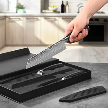 Ultra Sharp SANDEWILY Japanese Knife Set for Chefs