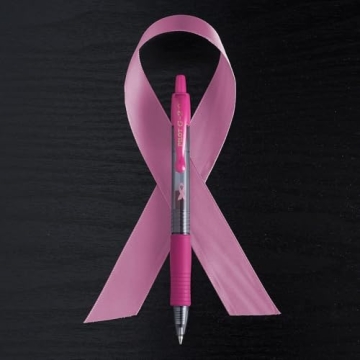 Pilot G2 Pink Ribbon Gel Pen for Breast Cancer Awareness