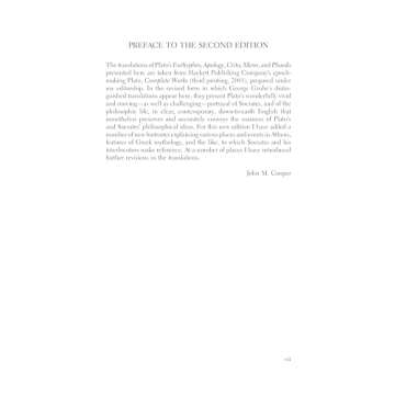 Plato: Five Dialogues: Euthyphro, Apology, Crito, Meno, Phaedo (Hackett Classics)