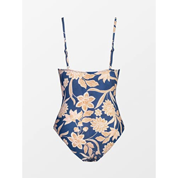 CUPSHE One Piece Swimsuit with Paisley Print & Tummy Control