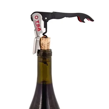 TSA Compliant Waiter's Corkscrew with Foil Cutter
