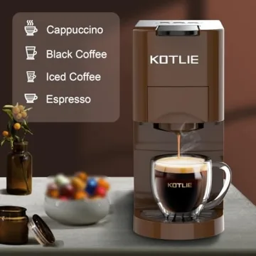 KOTLIE 4-in-1 Espresso Maker for K-Cups & Pods
