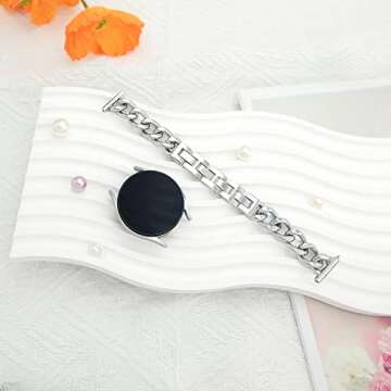 EverAct Stainless Steel Chain Band for Samsung Galaxy Watch 7 6 5 4 FE