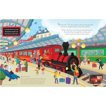 Wind-up Train: A Toy and Book Combo with a Steam Train Adventure Through Cities, Mountains, and Rive...