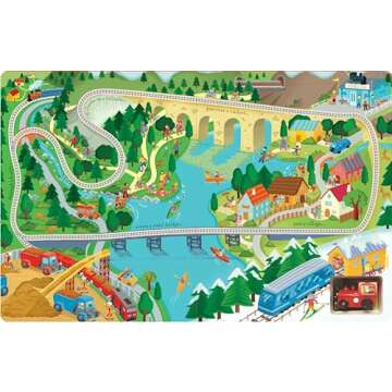 Wind-up Train: A Toy and Book Combo with a Steam Train Adventure Through Cities, Mountains, and Rivers, and a Visit to a Train Museum, a Great Gift for Locomotion Lovers