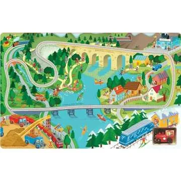 Wind-up Train: A Toy and Book Combo with a Steam Train Adventure Through Cities, Mountains, and Rivers, and a Visit to a Train Museum, a Great Gift for Locomotion Lovers