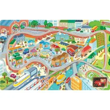 Wind-up Train: A Toy and Book Combo with a Steam Train Adventure Through Cities, Mountains, and Rivers, and a Visit to a Train Museum, a Great Gift for Locomotion Lovers
