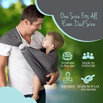 Kids N’ Such 4-in-1 Baby Wrap Carrier for Infants