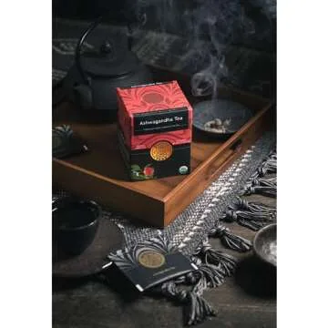 Buddha Teas Organic Ashwagandha Root Tea for Wellness