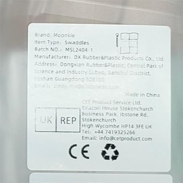 Moonkie Muslin Swaddle Blanket 4 Pack for Newborns