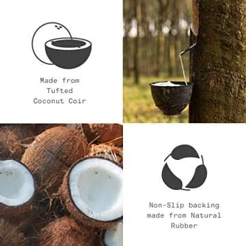 Fab Habitat Modern Non Slip Doormat for Elegant Entrances