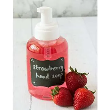 Cestari Premium Large Chalkboard Labels - Erasable Decorative Stickers - Set of 54 Reusable Jar Labels - Stylish Organization, Wedding Decor, Crafts - Canister Sticker Labels