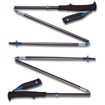 Black Diamond Equipment Distance Z Trekking/Running Poles - Pewter - 120 cm