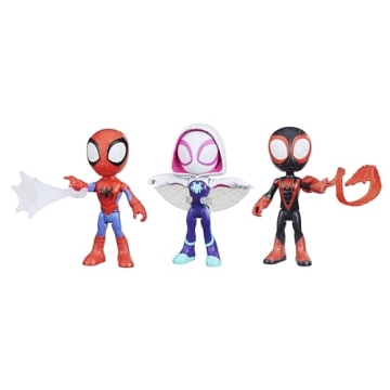 Spidey and His Amazing Friends 3-Pack Marvel Action Figures with Accessories
