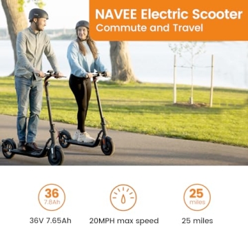 NAVEE V40 Electric Scooter 20 MPH & 25 Miles Range