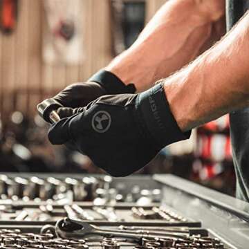 Magpul Technical Glove 2.0 Lightweight Work Gloves, Black