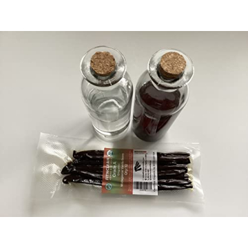 12 Organic Madagascar Vanilla Beans for Baking and Extract
