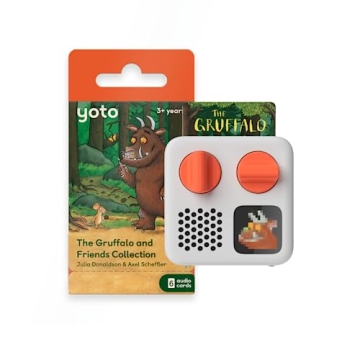 Yoto Mini (2024 Edition) + Gruffalo Bundle – Kids Screen-Free Bluetooth Audio Player, All-in-1 Tra...