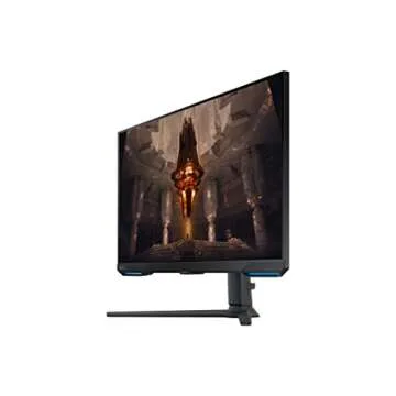 SAMSUNG 28” Odyssey G70B Series 4K UHD Gaming Monitor, IPS Panel, 144Hz, 1ms, HDR 400, G-Sync and FreeSync Premium Pro Compatible, Ultrawide Game View, LS28BG702ENXGO, Black
