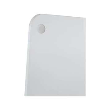 RUSSELL+HAZEL Acrylic Laptop Stand, Desktop Organization, Clear, 14” W x 12.125” L x 8.75” H, Fits Laptops up to 16”, 51183