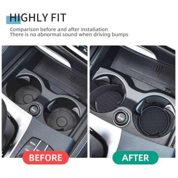 Amooca Car Coaster - Stylish Waterproof Cup Holders