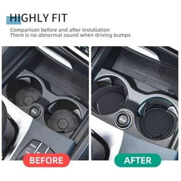 Amooca Car Coaster - Stylish Waterproof Cup Holders