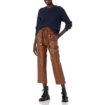 Shop Cable Stitch Women's Cozy Crewneck Sweater