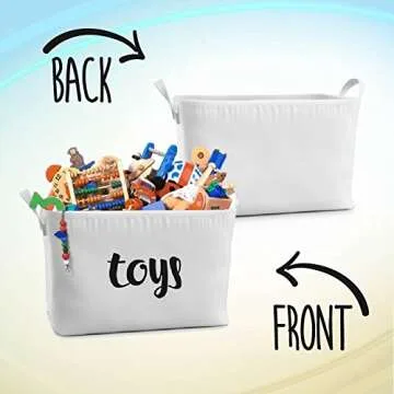 Fawn Hill Co Toy Storage Basket for Kids and Pets - Modern & Functional