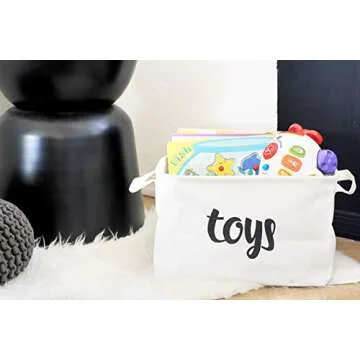 Fawn Hill Co Toy Storage Basket for Kids and Pets - Modern & Functional