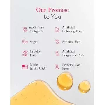 Leven Rose Organic Rosemary Hair Growth Oil with Castor, Rosemary, Peppermint, Jojoba, Argan, Pumpkin Seed, Horse Tail Extract, Evening Primrose for all Hair Types, Natural, 2 oz