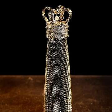 Buyso Black Bling Water Bottle Rhinestong Black Rhinestone Diamond Water Bottle Reusable Insulated Stainless Steel Bling Premium Aesthetic Gift