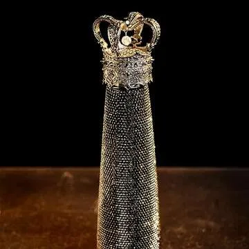 Buyso Black Bling Water Bottle Rhinestong Black Rhinestone Diamond Water Bottle Reusable Insulated Stainless Steel Bling Premium Aesthetic Gift