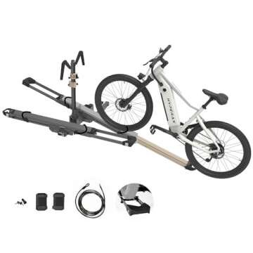 Hyperax Special Combo -Patented Lift Assisted Volt Lift with 2X E-Bike Adapter Up to 80lbs eBikes fo...