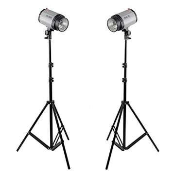 Neewer 2 Packs 9 feet/260 centimeters Photo Studio Light Stands for HTC Vive VR, Video, Portrait, and Product Photography