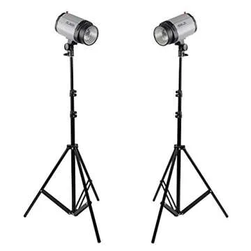 Neewer 2 Packs 9 feet/260 centimeters Photo Studio Light Stands for HTC Vive VR, Video, Portrait, and Product Photography