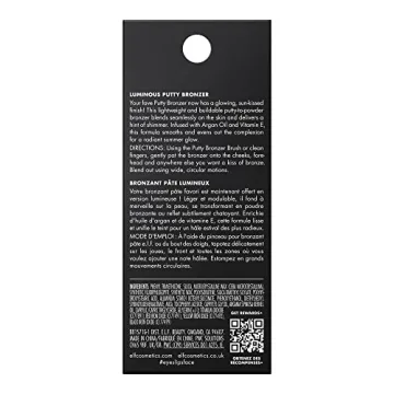 e.l.f. Luminous Putty Bronzer for Radiant, Glowing Skin