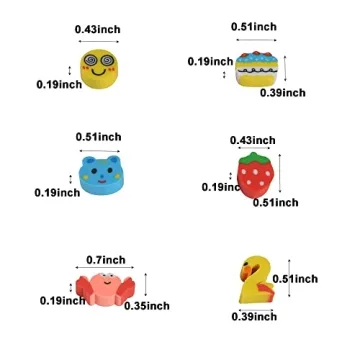 300 Cute Mini Erasers for Kids in Fun Designs