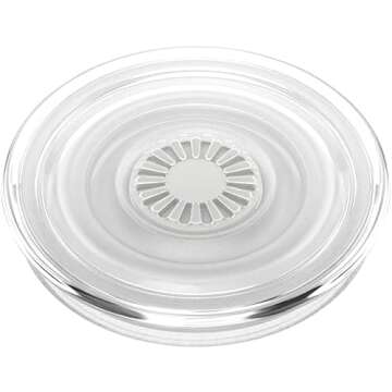 PopSockets Plant-Based Phone Grip with Expanding Kickstand, Eco-Friendly PopSockets for Phone - Clear
