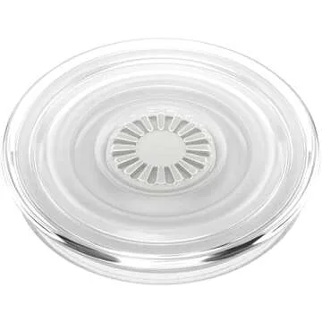 PopSockets Plant-Based Phone Grip with Expanding Kickstand, Eco-Friendly PopSockets for Phone - Clear