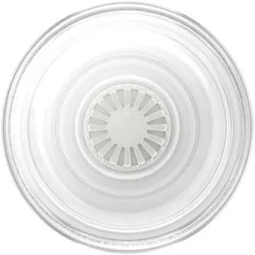 PopSockets Plant-Based Phone Grip with Expanding Kickstand, Eco-Friendly PopSockets for Phone - Clear