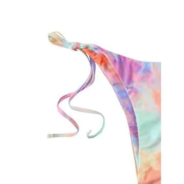 Vibrant MakeMeChic Triangle Bikini Set for Beach Fun