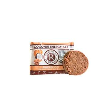 Rickaroons Coconut Energy Bars (Pumpkin Spice) - Vegan, Gluten Free, Organic, 1.6 Ounce (12 Count)