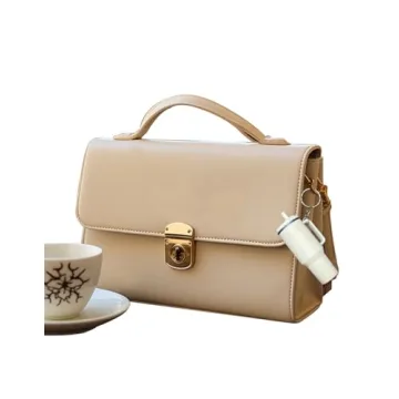 OLIREW Cute Keychain for stanley cup accessories,Cute Cup Accessories,Purse Handbag Charms for Women (White)