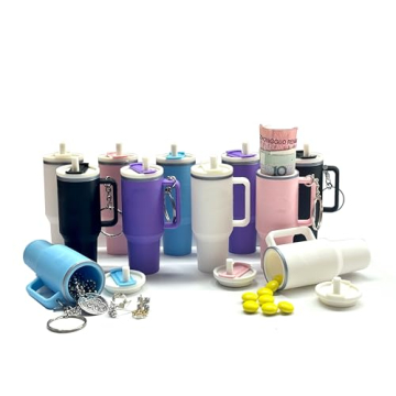 OLIREW Cute Keychain for stanley cup accessories,Cute Cup Accessories,Purse Handbag Charms for Women (White)