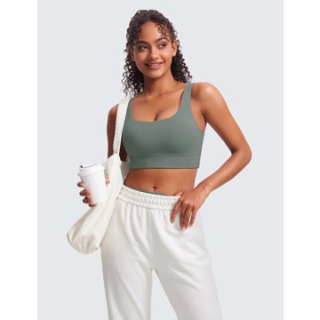 CRZ YOGA Butterluxe Women's U Back Sports Bra Comfort Support