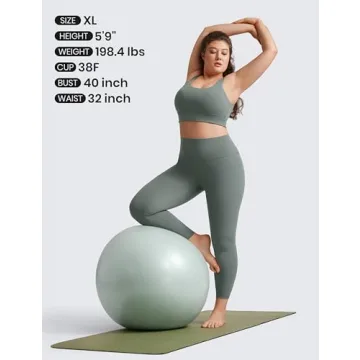 CRZ YOGA Butterluxe Women's U Back Sports Bra Comfort Support